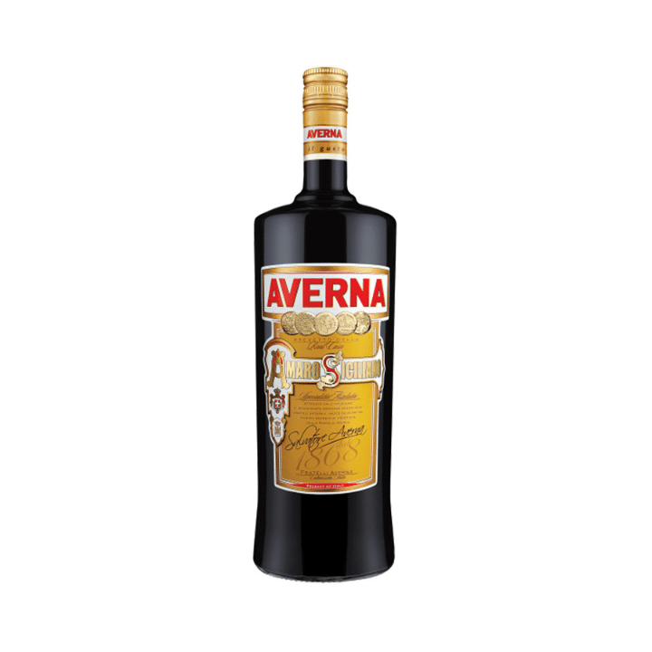 Averna Amaro Siciliano 1ltr, a liqueur from Sicily, Italy.