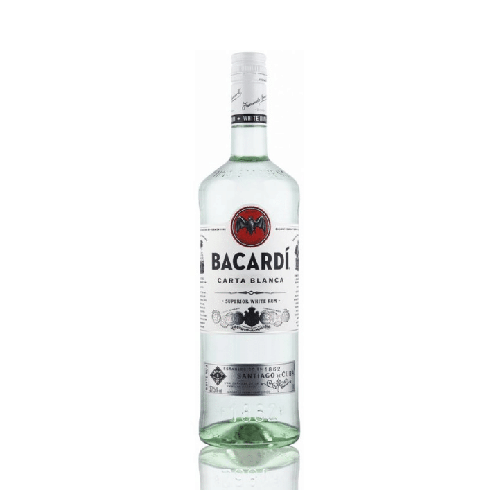 Bacardi Carta Blanca 70cl, from Cuba, available at Divino, Mqabba, Malta.