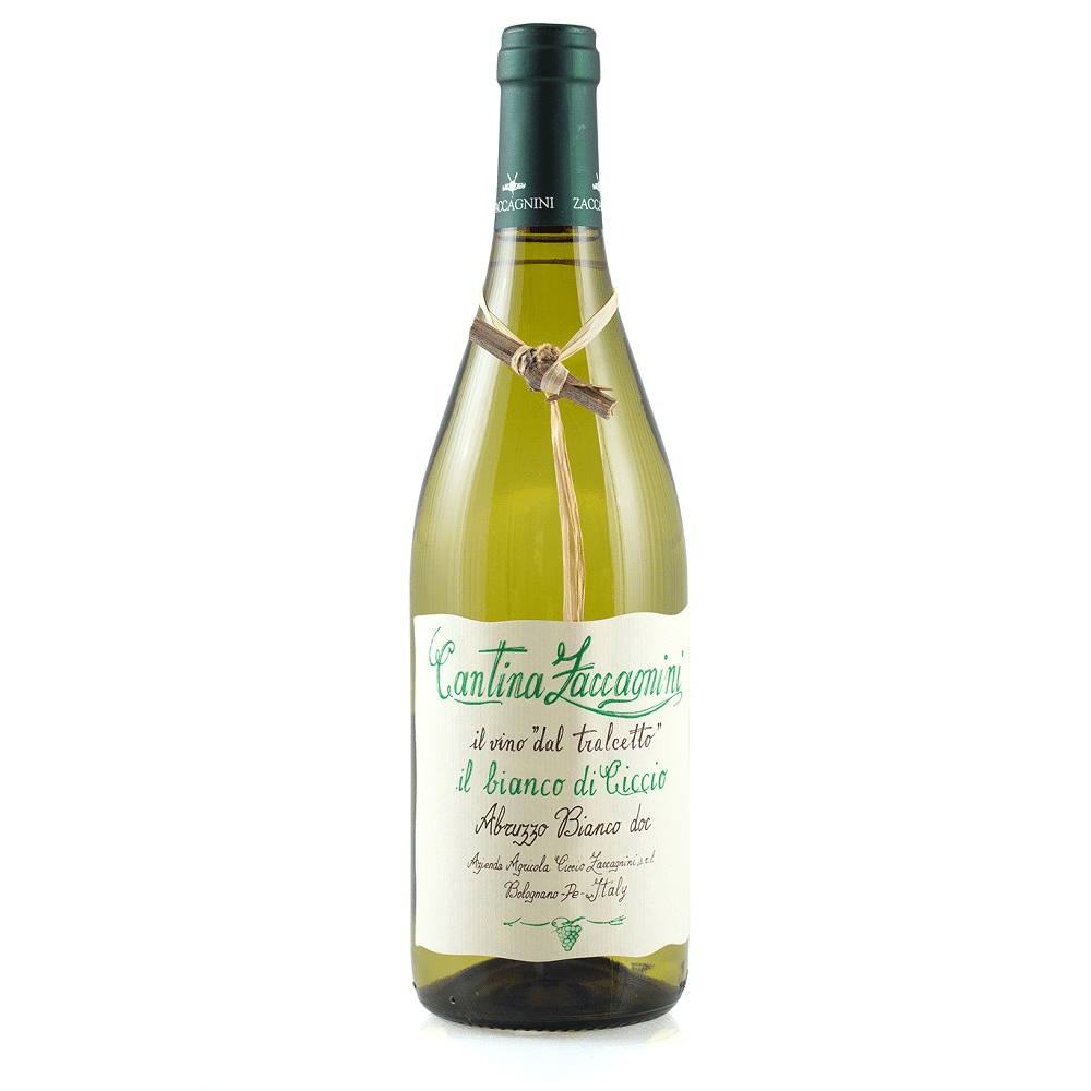 Cantina Zaccagnini Il Bianco di Ciccio (Tralcetto), a white wine from Colline Pescaresi, Italy.