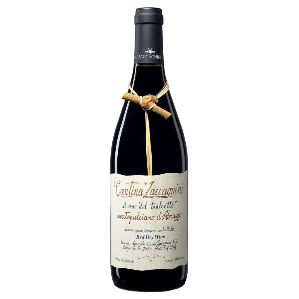 Cantina Zaccagnini Montepulciano d'Abruzzo (Il Vino dal Tralcetto Riserva), a red wine from Montepulciano d'Abruzzo, Italy.