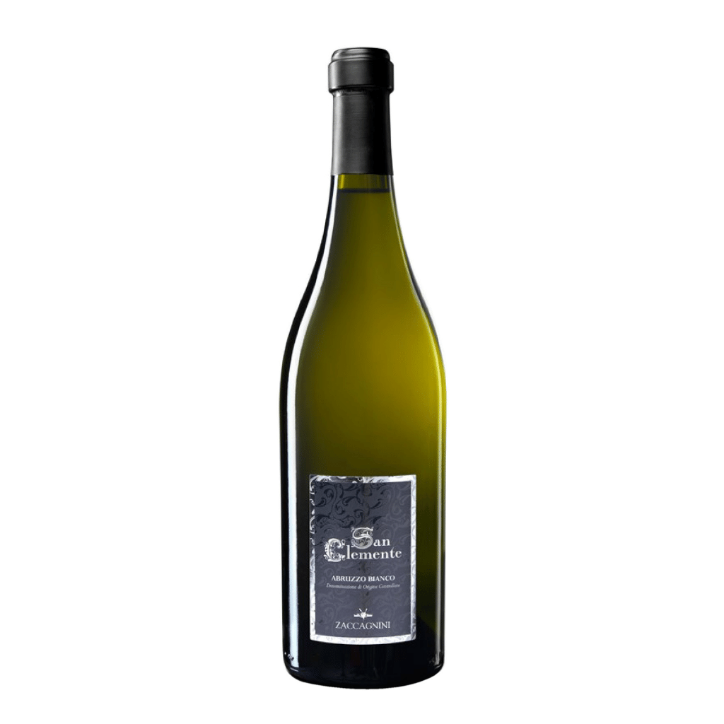Cantina Zaccagnini San Clemente Abruzzo Bianco, a white wine from Trebbiano d'Abruzzo, Italy.