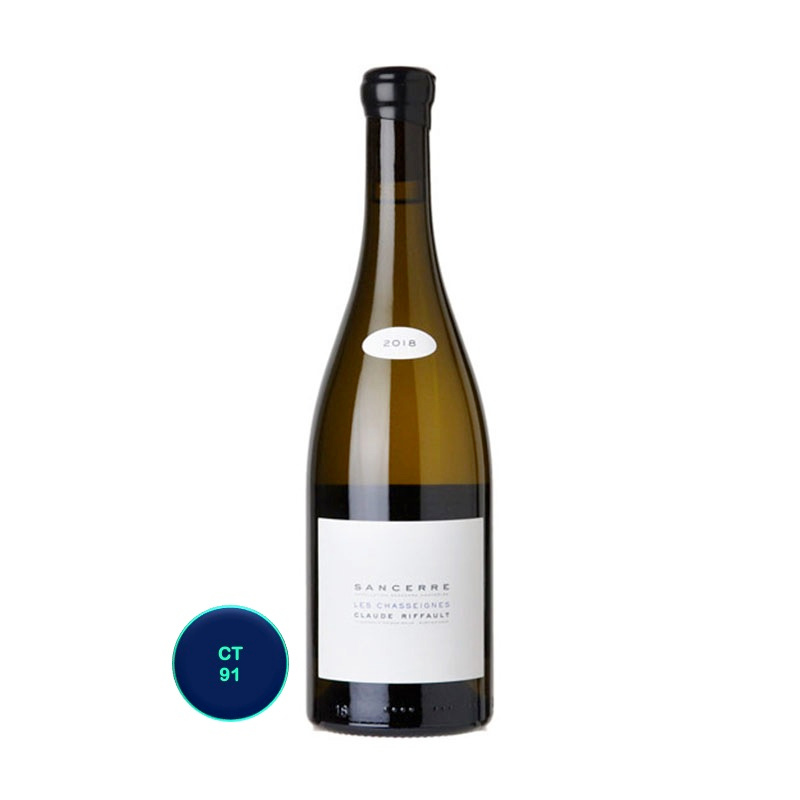 Claude Riffault Les Chasseignes Sancerre Blanc, a white wine from Sancerre, France.