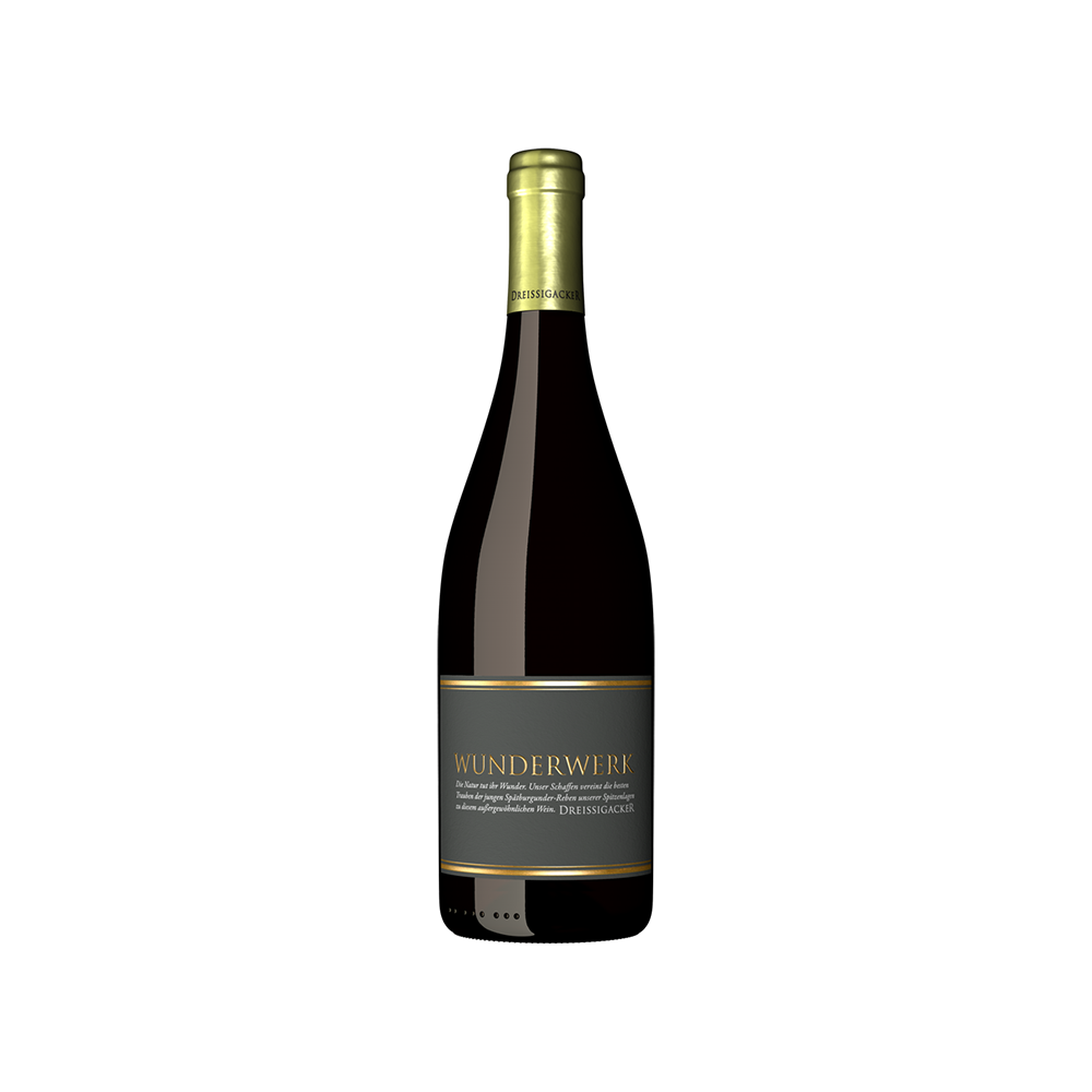 Dreissigacker Wunderwerk Spätburgunder, a red wine from Rheinhessen , Germany.