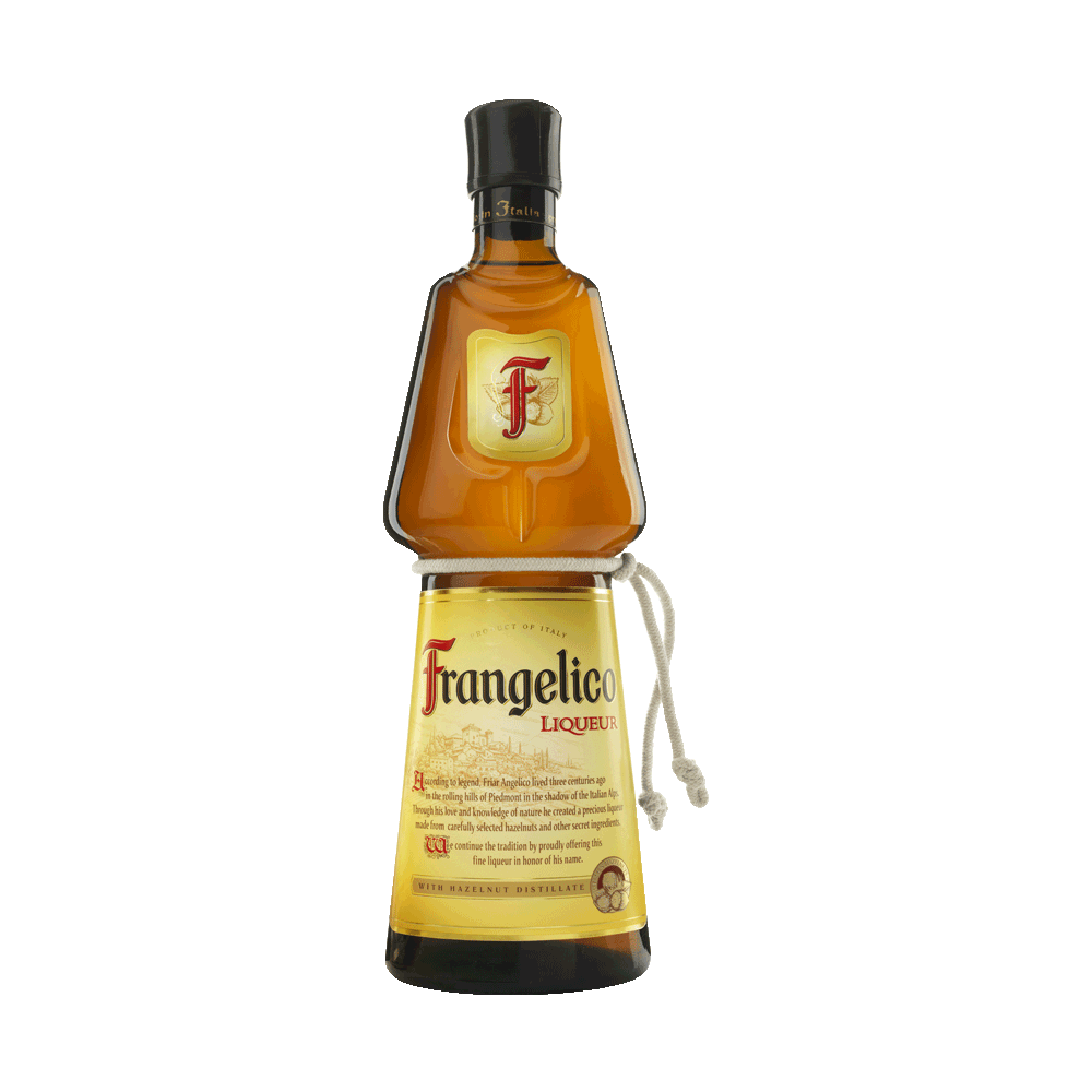 Frangelico Hazelnut Liqueur 70cl, a Liqueur from Piedmont, Italy.