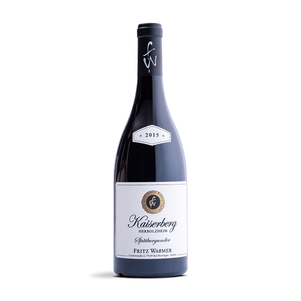 Fritz Waßmer Kaiserberg Herbolzheim Spätburgunder, a red wine from Baden, Germany.