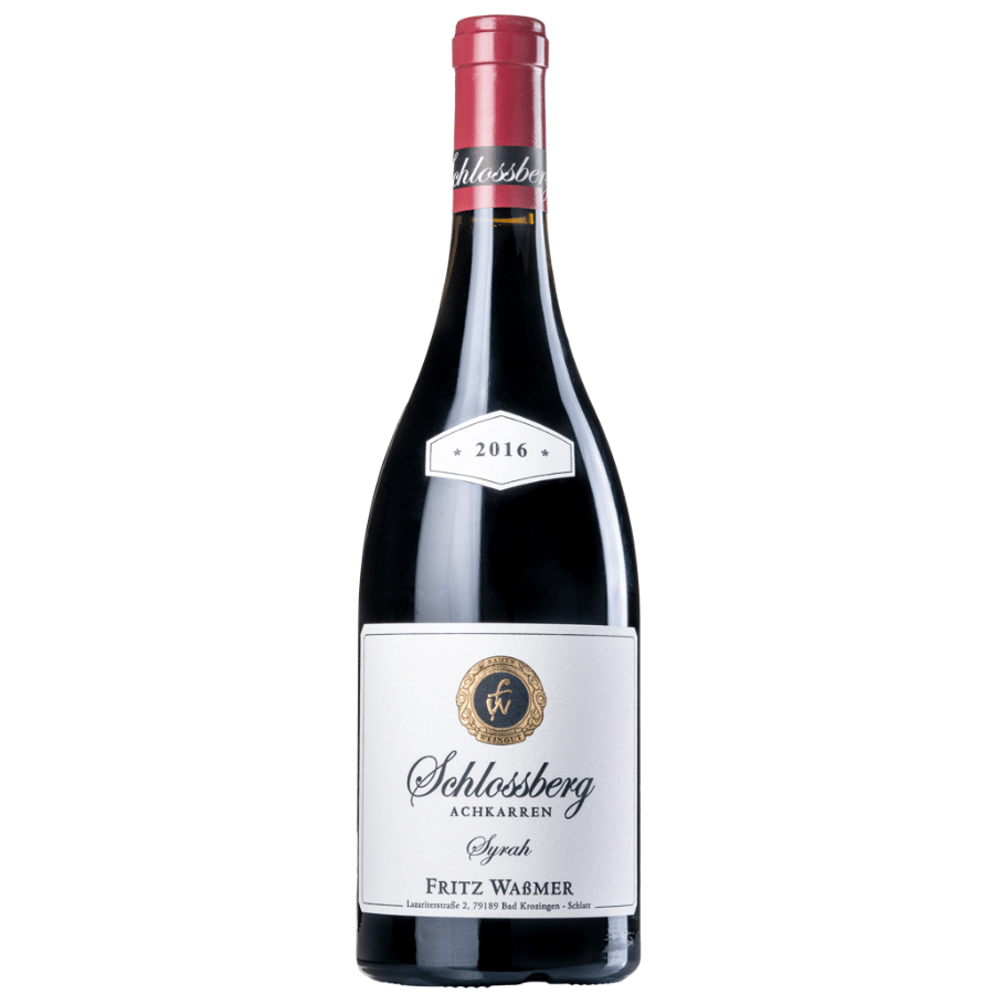 Fritz Waßmer Schlossberg Achkarren Syrah, a red wine from Baden, Germany.