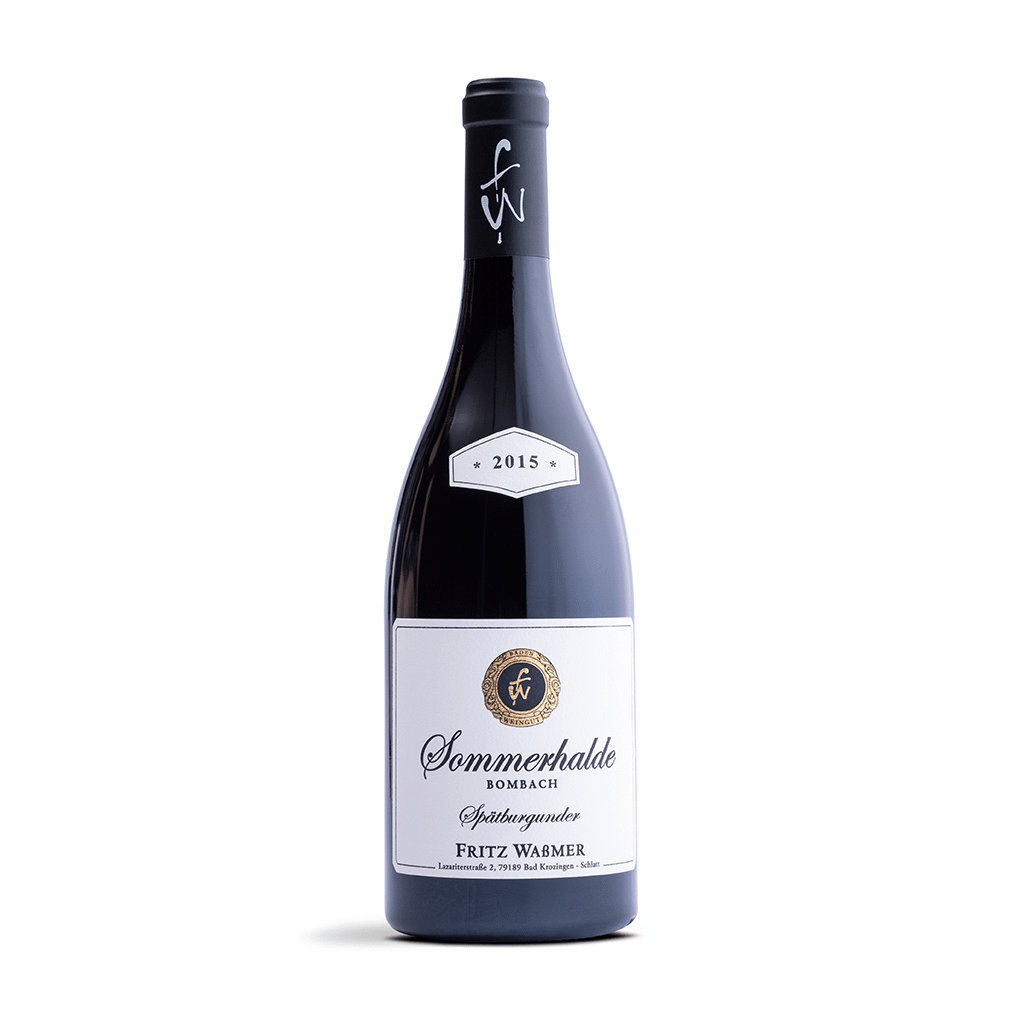 Fritz Waßmer Sommerhalde Bombach Spätburgunder, a red wine from Baden, Germany.