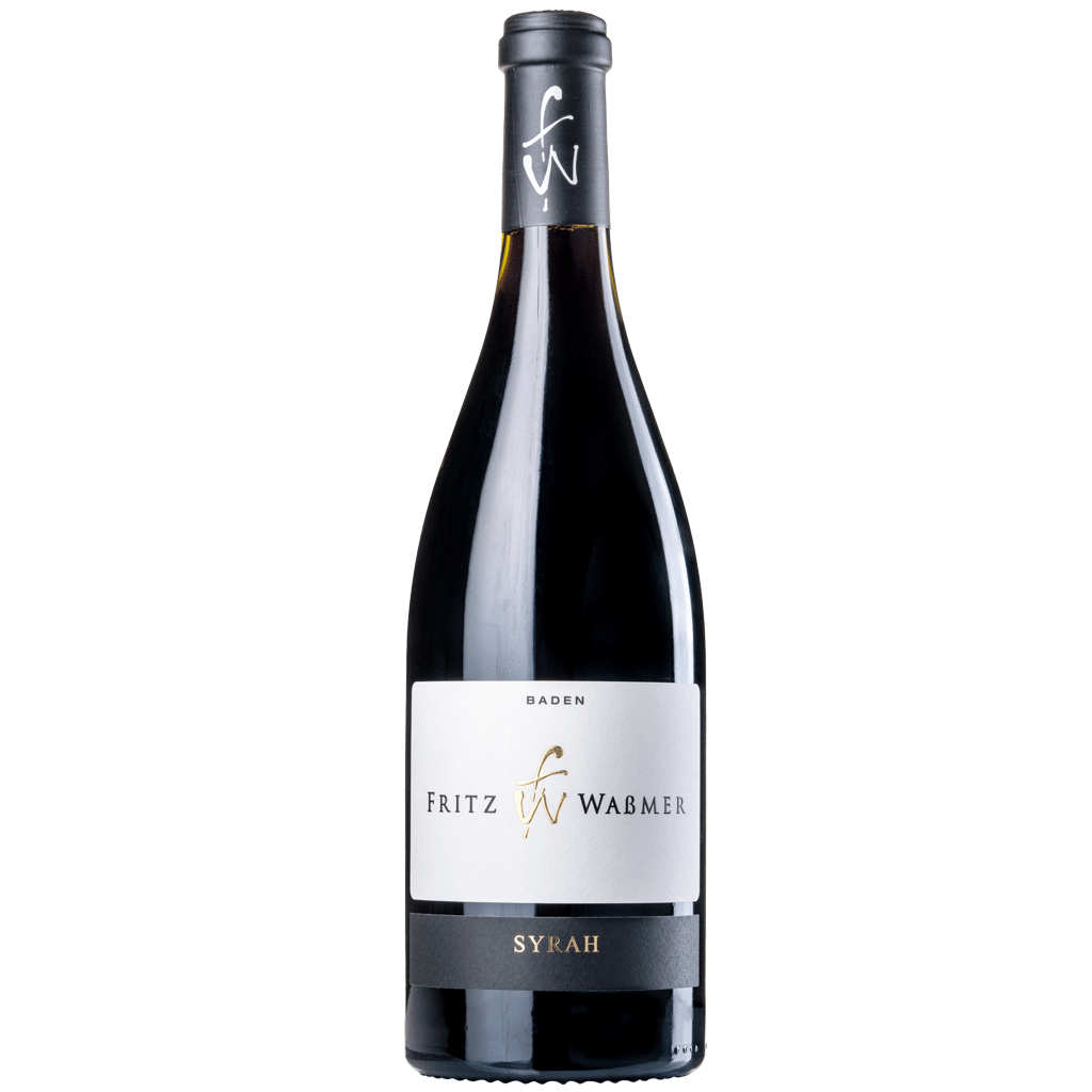 Fritz Waßmer Syrah, a red wine from Baden, Germany.