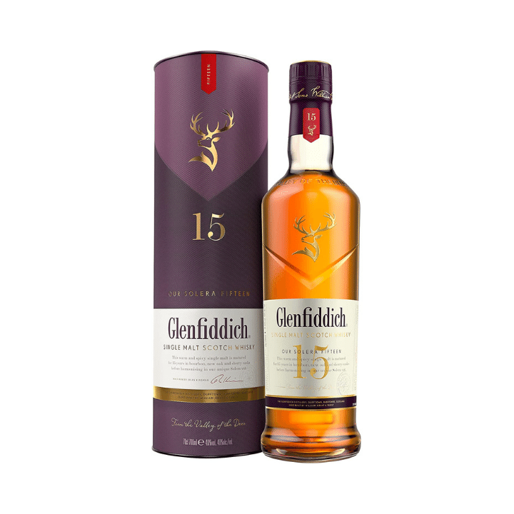 Glenfiddich 15 Year Old Solera Single Malt Whisky 70cl, a Single Malt from Speyside, Scotland.