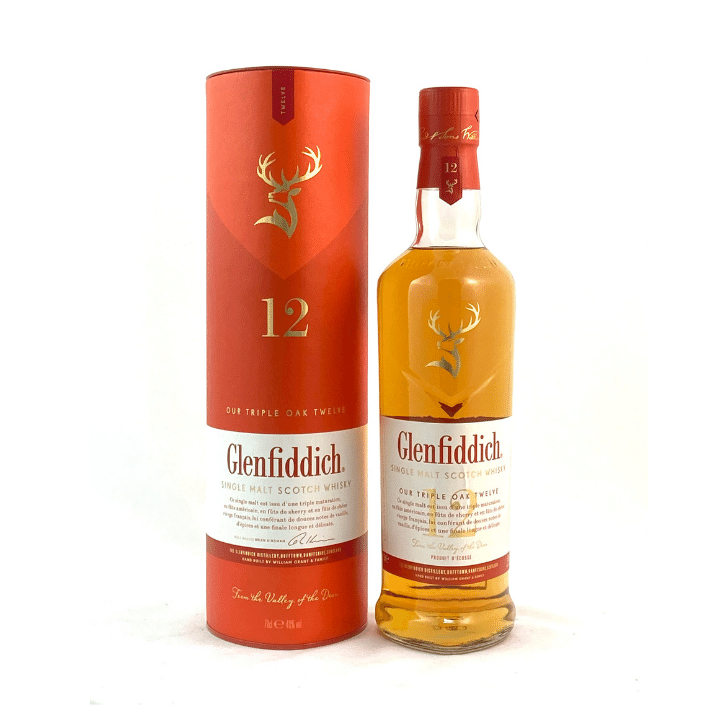 Glenfiddich Triple Oak 12 Year Old Single Malt Whisky 70cl, from Speyside, Scotland.