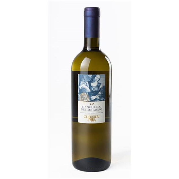 Guerrieri Bianchello del Metauro, a white wine from Bianchello del Metauro, Italy.