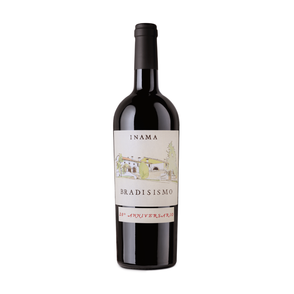 Inama Azienda Agricola Bradisismo Veneto Rosso, a red wine from Colli Berici - Veneto, Italy.