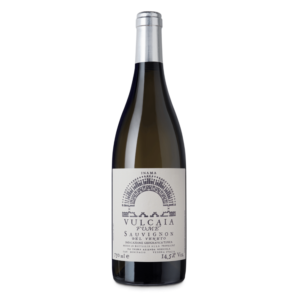 Inama Azienda Agricola Vulcaia Fumè Sauvignon del Veneto, a white wine from Soave Classico - Veneto, Italy.