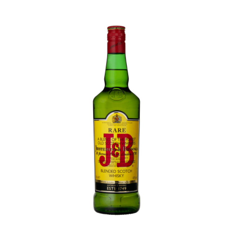 J&B Rare Scotch Whisky 70cl, a Blended Whisky from Scotland, available at Divino, Mqabba, Malta.