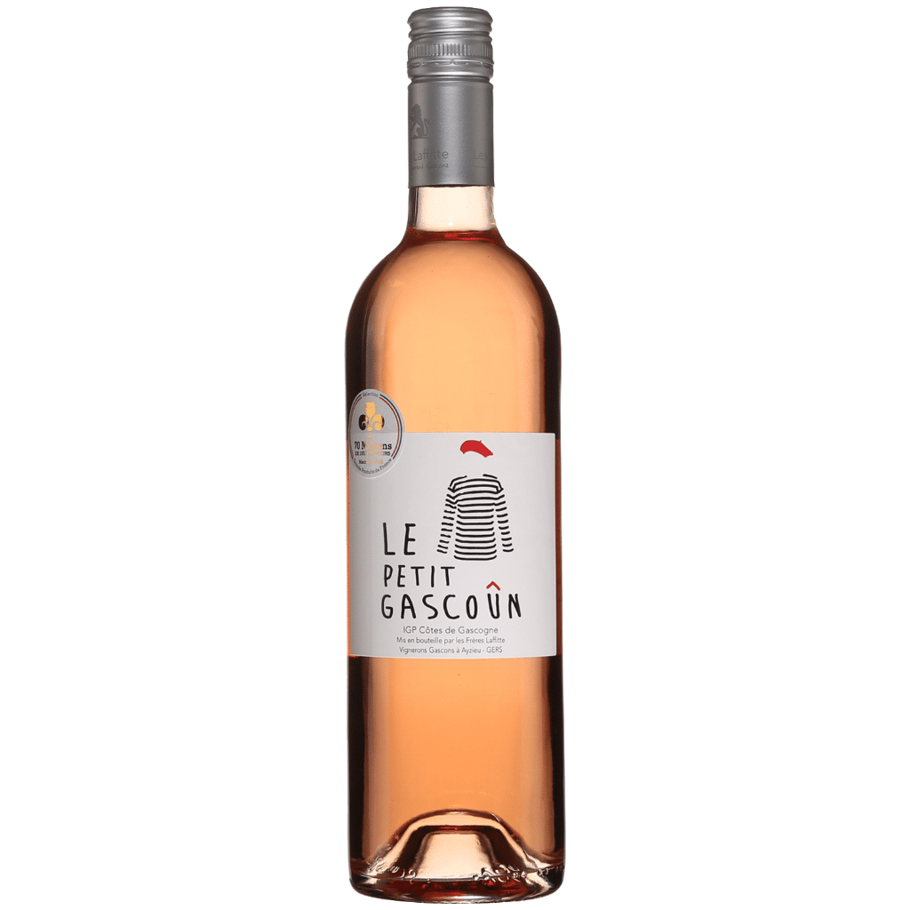 Les Frères Laffitte Le Petit Gascoûn Rosé, a rosé wine from Côtes de Gascogne, France.