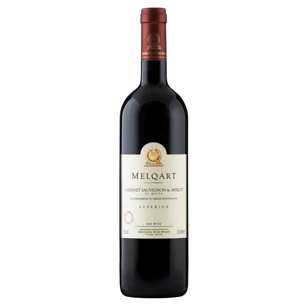 Meridiana Melqart, a red wine from Malta.