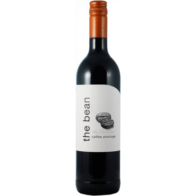 Mooiplaas The Bean Coffee Pinotage, a red wine from Stellenbosch, South Africa.