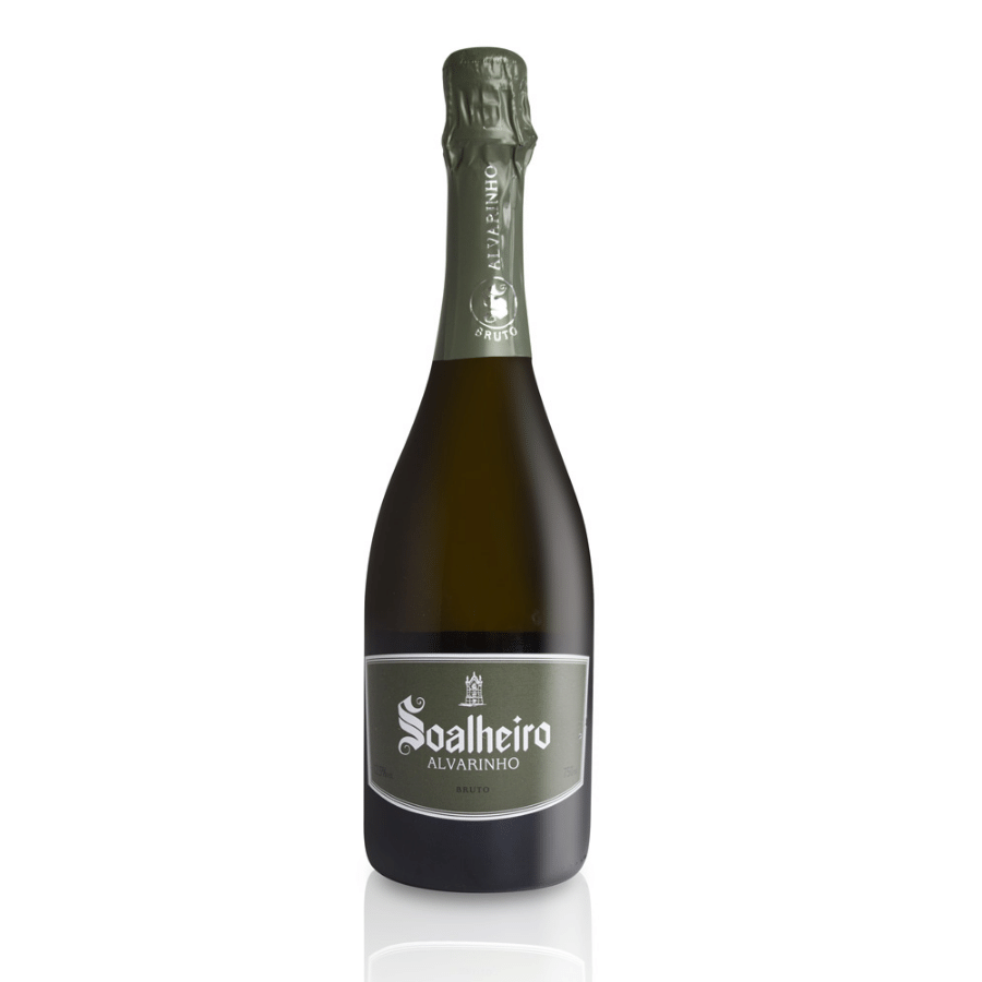 Soalheiro Espumante Bruto Alvarinho, a sparkling wine from Monção e Melgaço, Portugal.