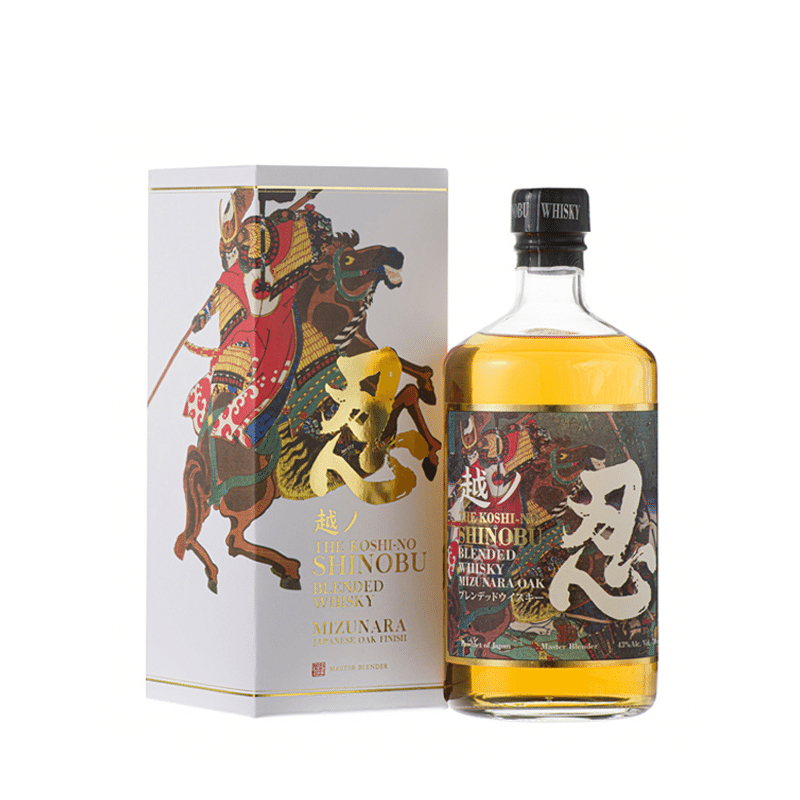 The Koshi-No Shinobu Blended Whisky 70cl, from Japan, available at Divino, Mqabba, Malta.