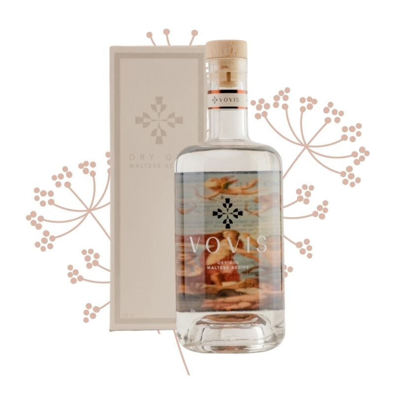 Vovis Gin 70cl, available at Divino, Mqabba, Malta.
