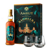 Amrut “Bagheera” Indian Single Malt Whisky Gift Pack with 2 glasses