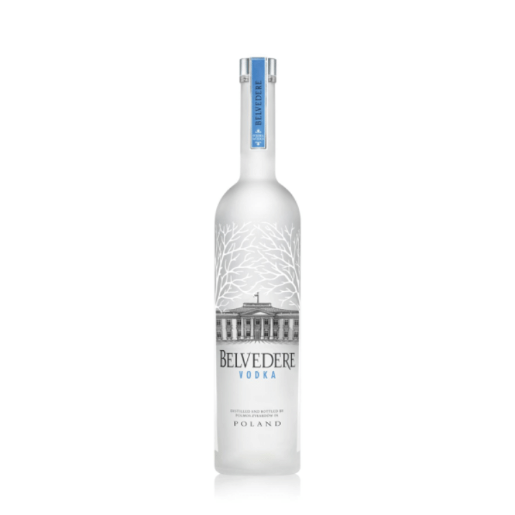 Belvedere Vodka 70cl, from Poland, available at Divino, Mqabba, Malta.