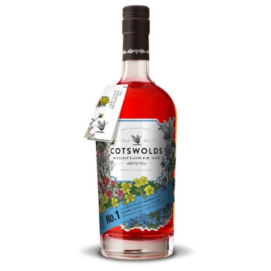 Cotswolds No.1 Wildflower Gin 70cl, from the Cotswolds, England, available at Divino, Mqabba, Malta.