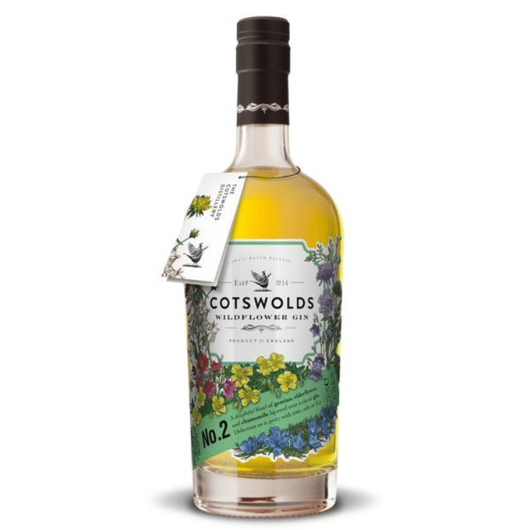 Cotswolds No.2 Wildflower Gin 70cl, from the Cotswolds, England, available at Divino, Mqabba, Malta.