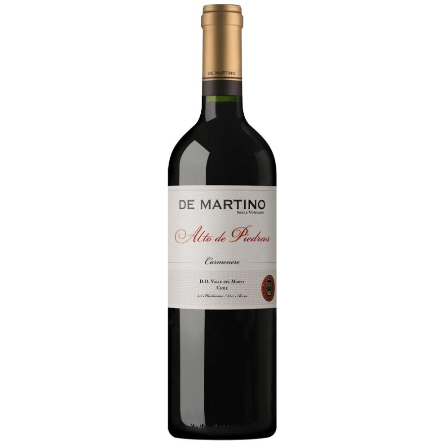 De Martino Alto de Piedras Carmenère, a red wine from Maipo Valley, Chile.