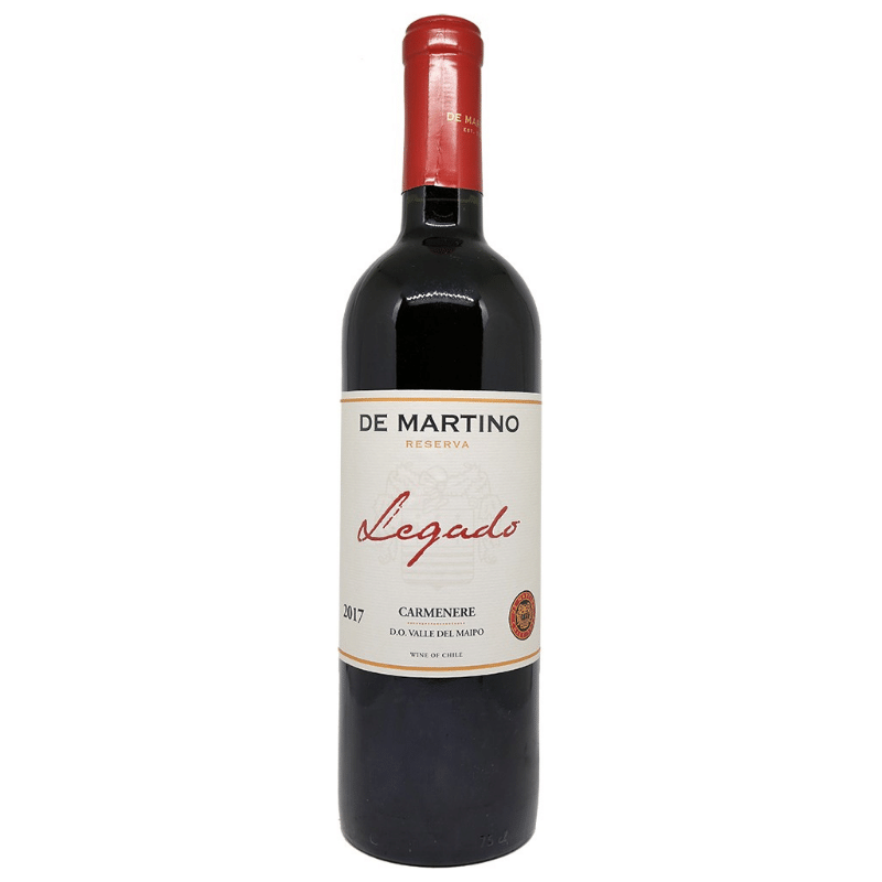 De Martino Legado Carmenère (Reserva), a red wine from Maipo Valley, Chile.