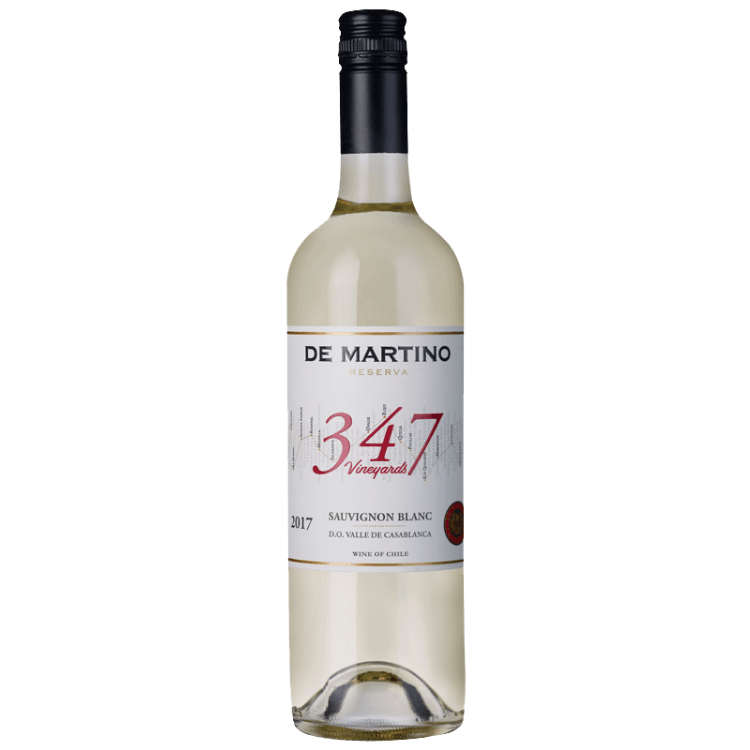 De Martino Reserva 347 Vineyards Sauvignon Blanc, a white wine from Casablanca Valley, Chile.