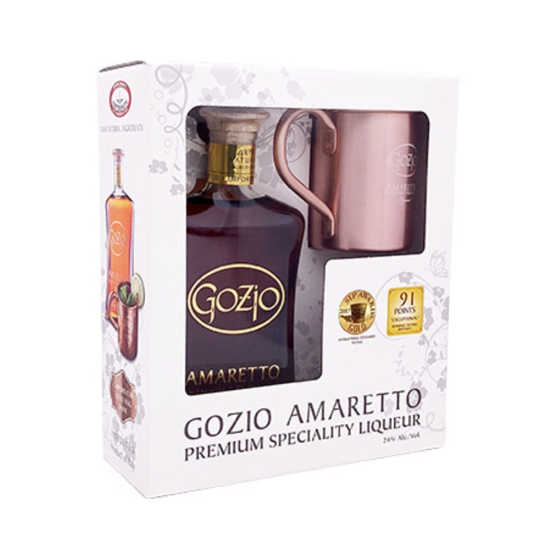 Gozio Amaretto 70cl & Mug Gift Set