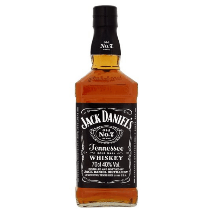 Jack Daniel’s Whiskey 70cl, from Tennessee, USA.
