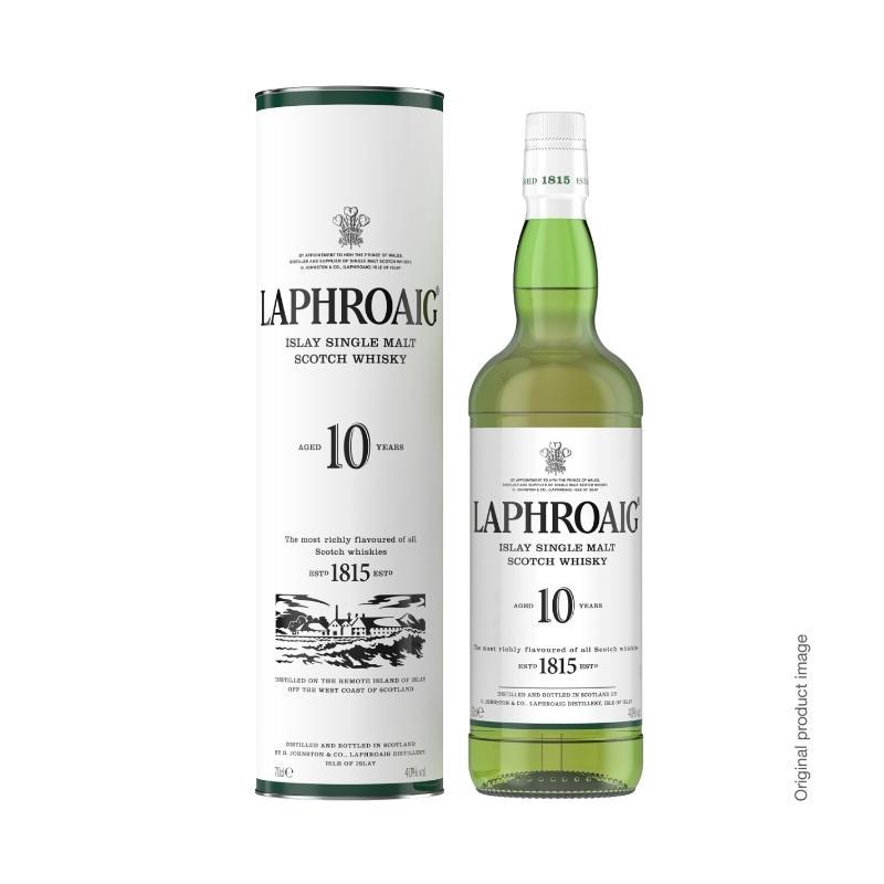 Laphroaig 10 Year Old Single Malt Scotch Whisky 70cl