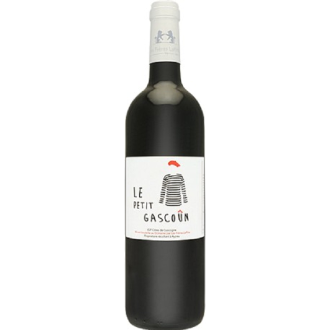 Les Frères Laffitte Le Petit Gascoûn Rouge, a red wine from Côtes de Gascogne, France.