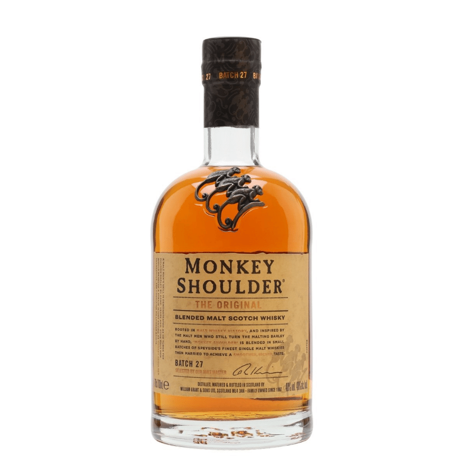 Monkey Shoulder Blended Scotch Whisky 70cl, from Scotland, available at Divino, Mqabba, Malta.