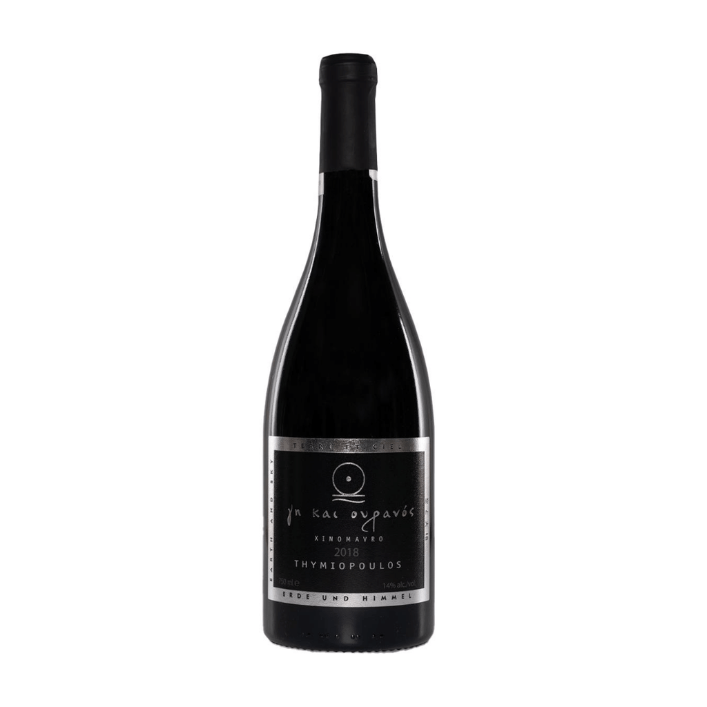Thymiopoulos Ghi kai Uranos Xinomavro 'Earth & Sky', a red wine from Naoussa, Greece.