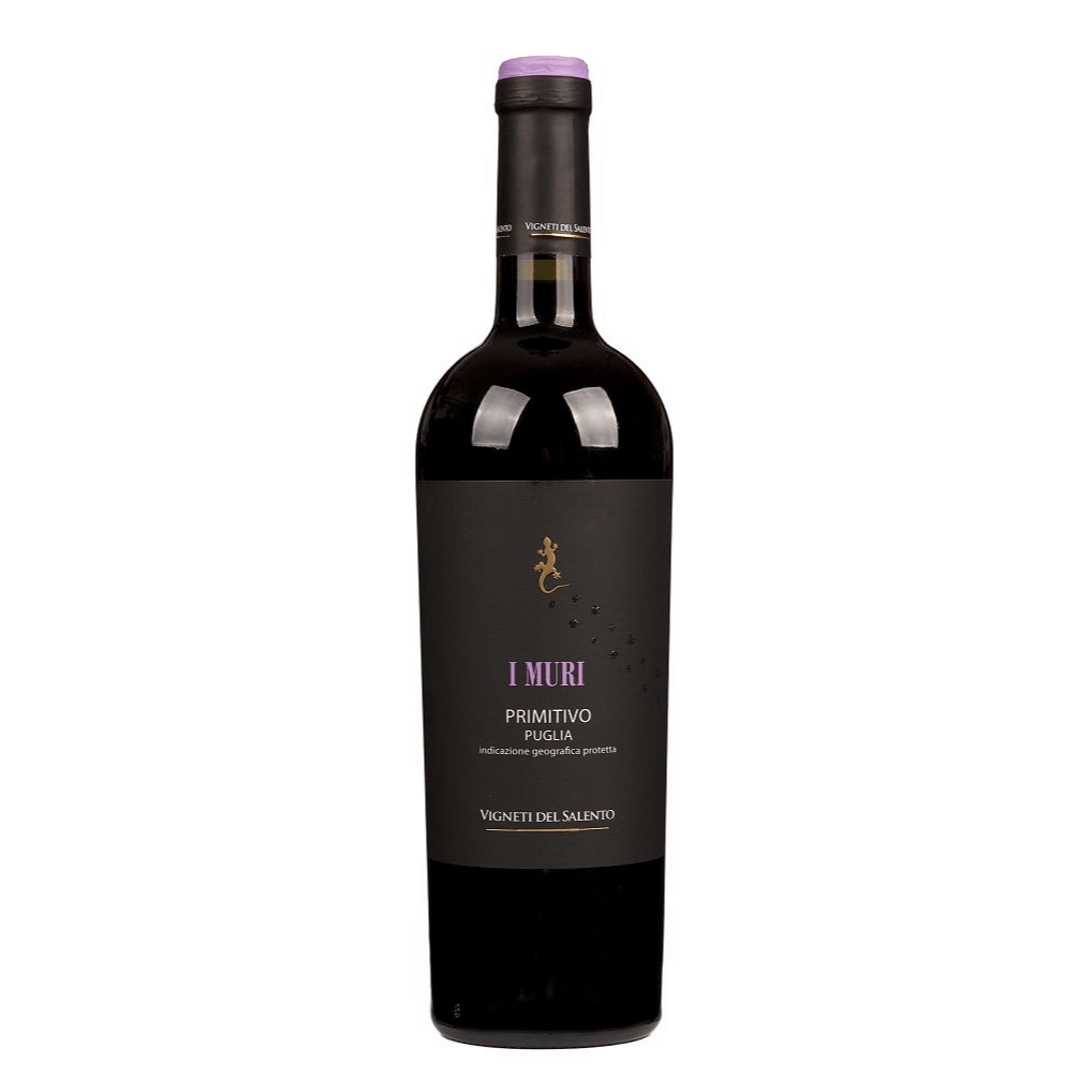 Vigneti del Salento Primitivo I Muri, a red wine from Puglia, Italy.